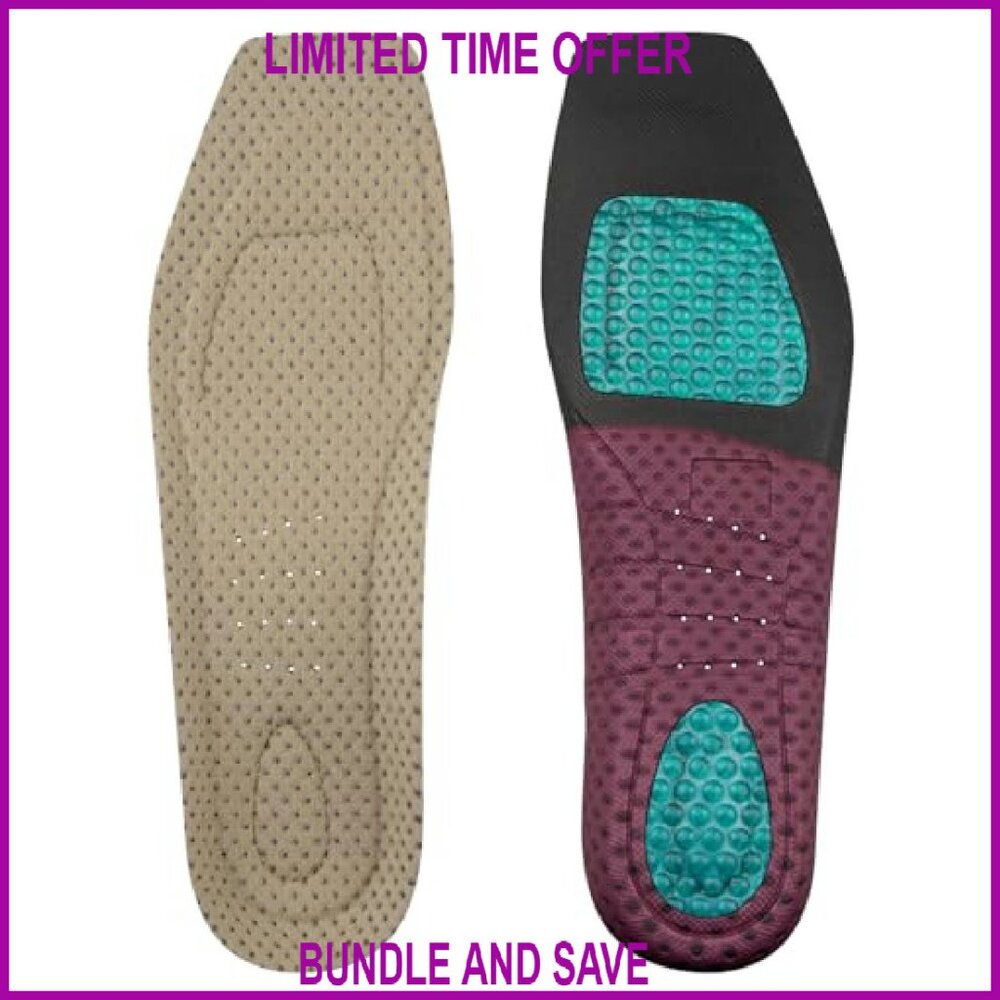 Square Toe Replacement Insoles For Work Boots, Si… - image 2